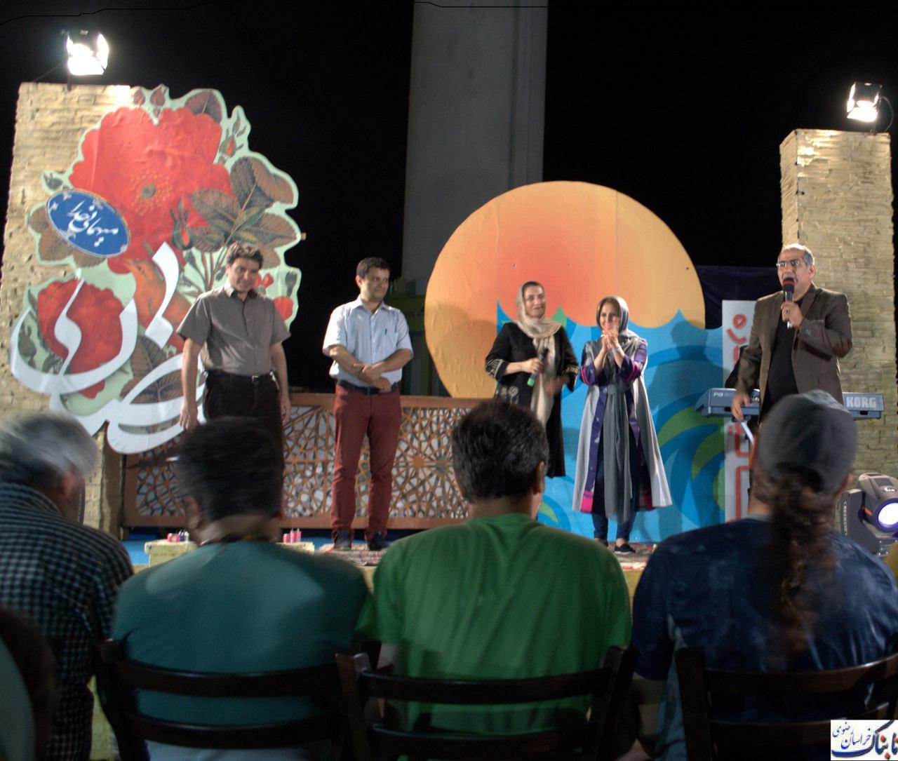 مرحانه گلچین و فریبا کوثری در اختتامیه &laquo;جشن رمضان&raquo;