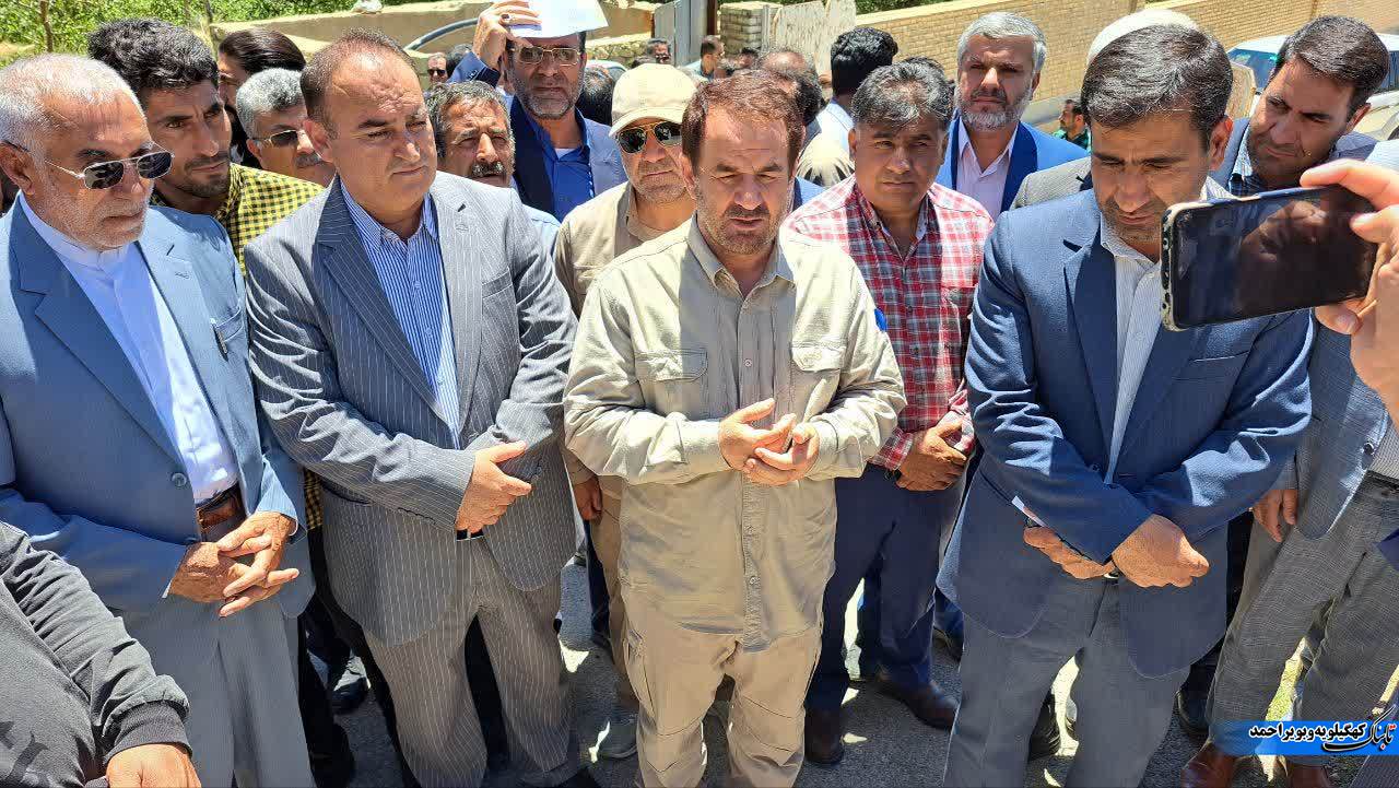 کلنگ&zwnj; زنی گازرسانی به ۱۸ روستای تنگ تامرادی