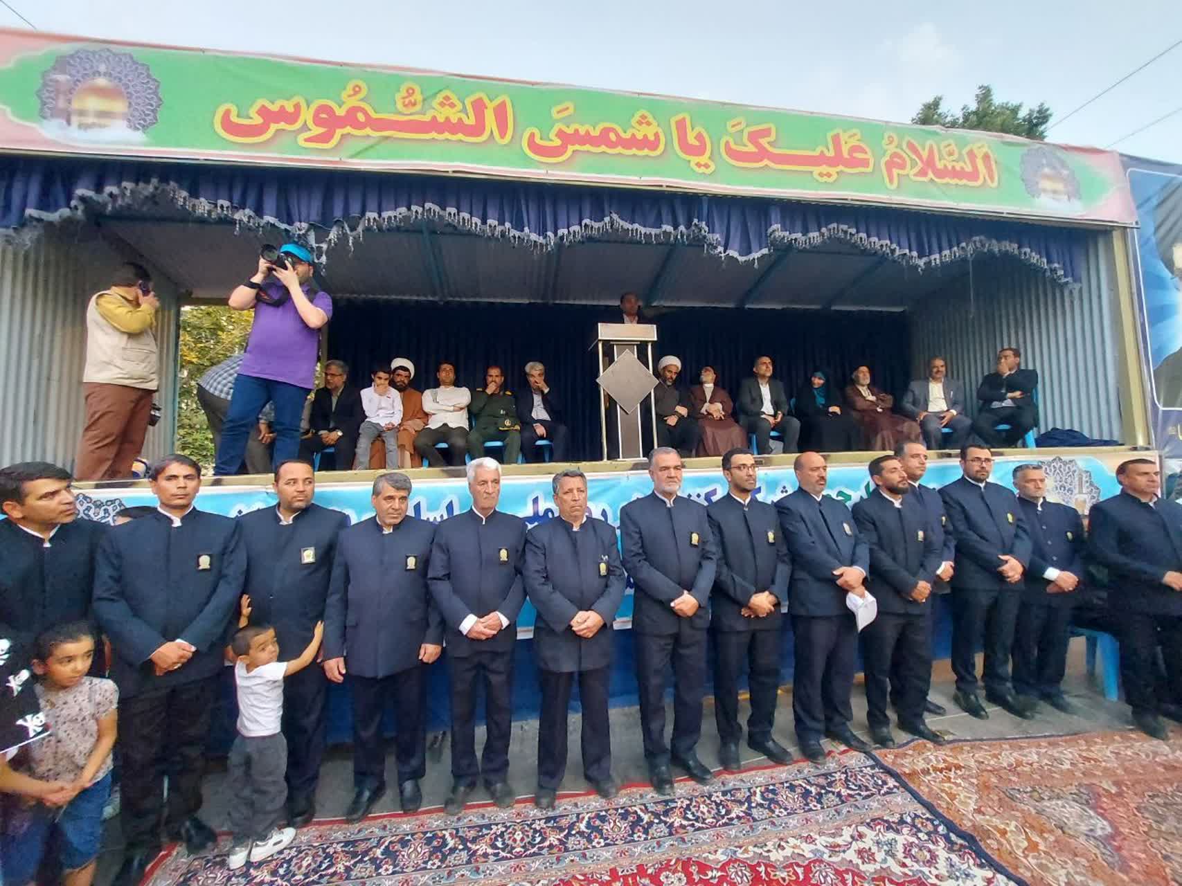 كاروان نمادين امام رضا &laquo;ع&raquo; وارد نیشابورشد