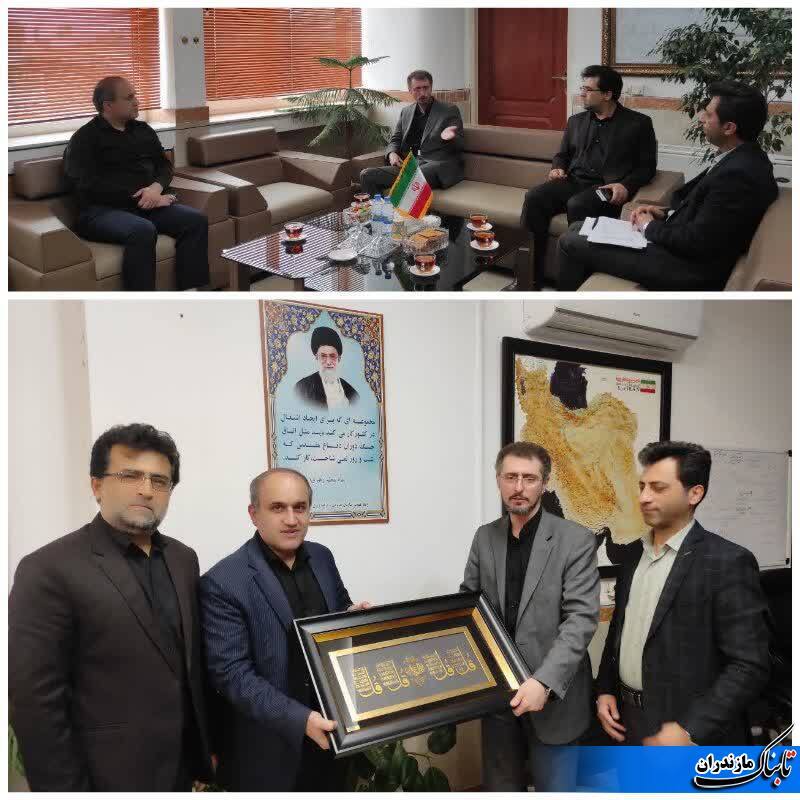 دیدار مدیرکل و معاون اشتغال کمیته امداد مازندران با رئیس سازمان مدیریت و برنامه&zwnj;ریزی استان