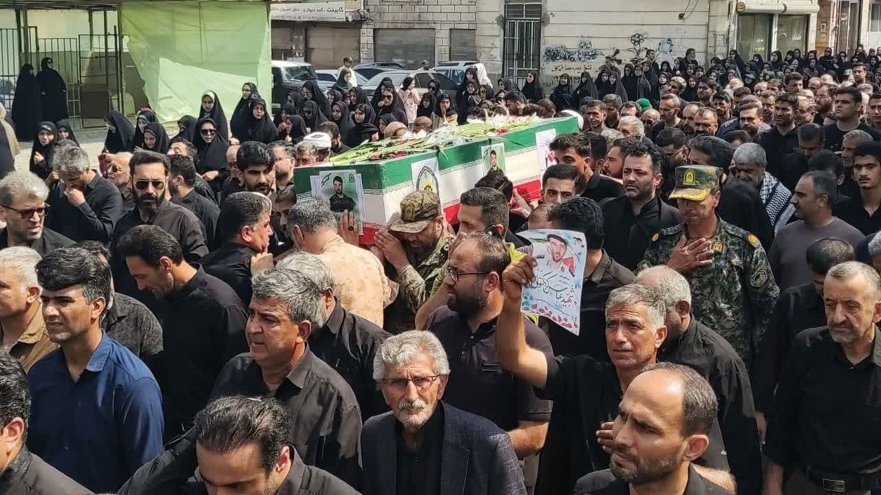 پیکر مطهر شهید