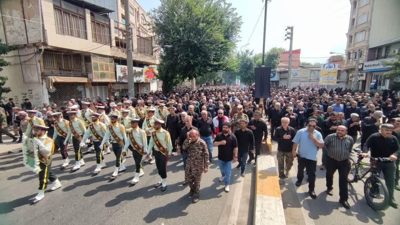 پیکر مطهر شهید