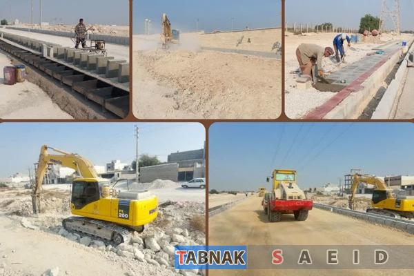 پیشرفت چشمگیر در پروژه گذر 24 متری غرب تنگک‌های بوشهر