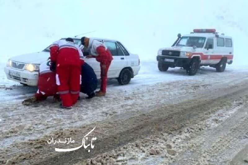 آماده‌باش هلال احمر در پی ورود موج برف و باران در مازندران